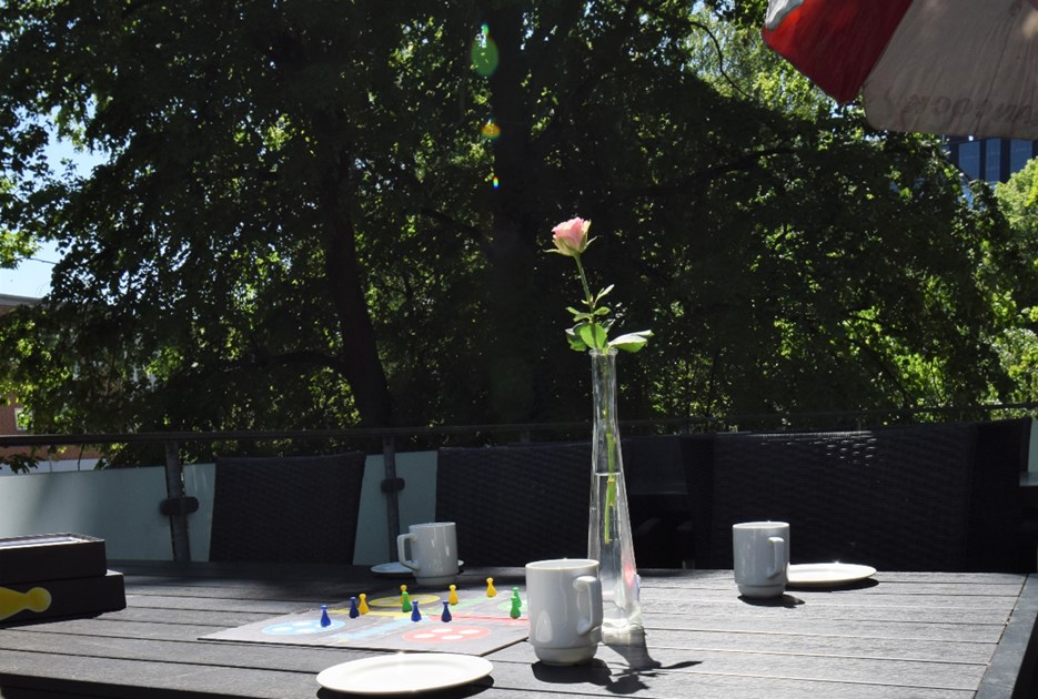 Ludo Spil På Terrassen, Foto: Udvikling Og Relation, Skive